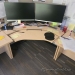 Blonde L Suite Office Desk 87" x 87"